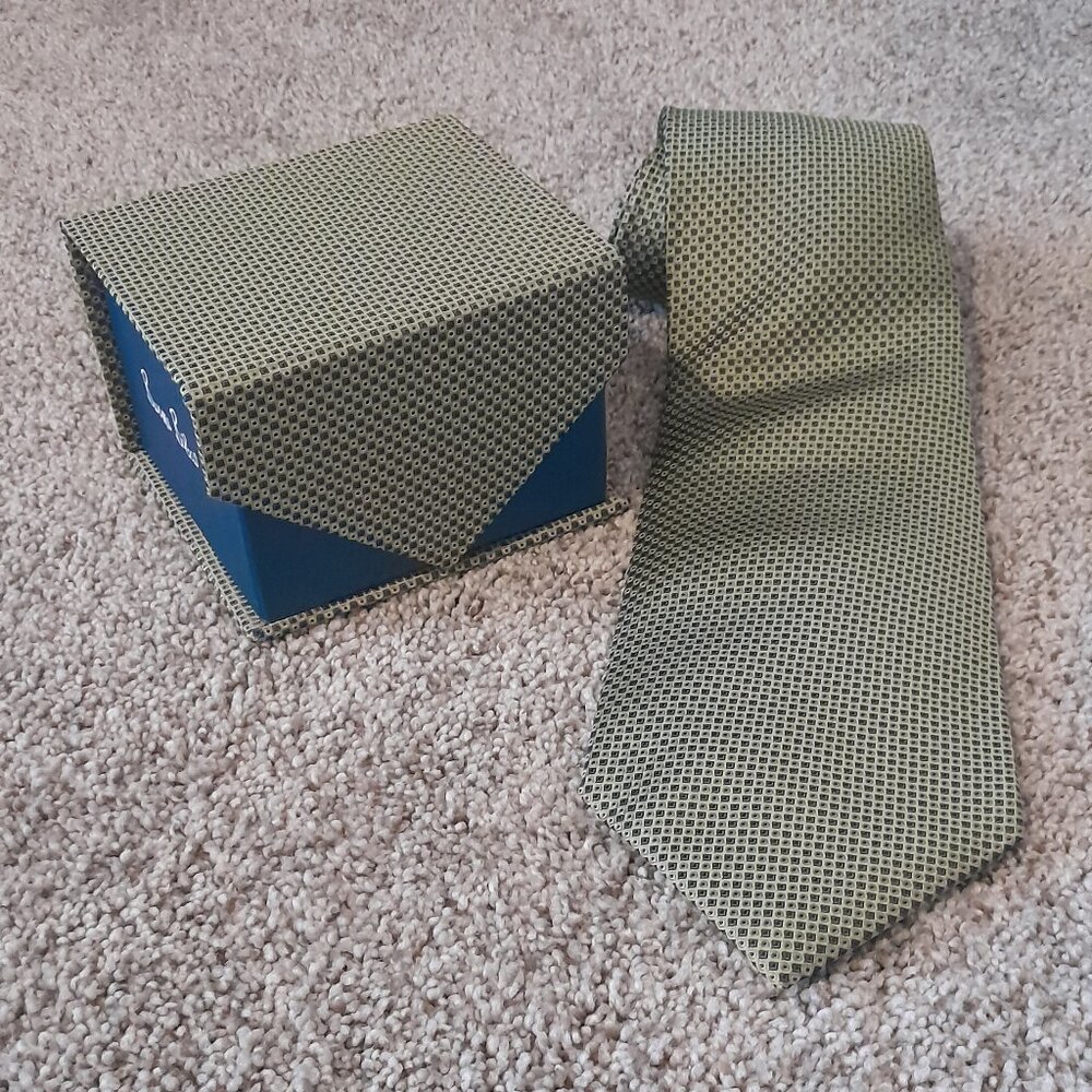 Burma Bibas Green Men's Tie